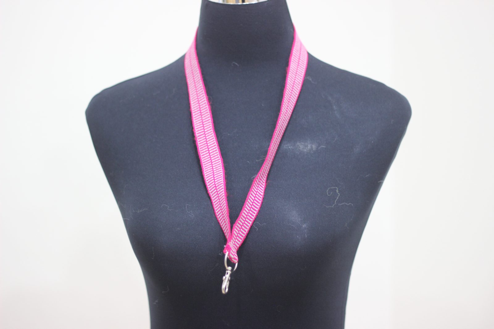 Lanyard Rosado Gris